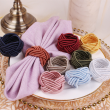 New Style Multi Colored Napkin Ring Holder For Wedding And Home Table Decoration thumbnail-2