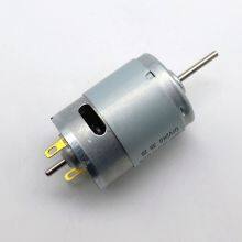 RS-385 High Speed Micro DC Motor Brushed Metal Stainless Steel Gear Motor 24V for Power Tools Popping Machines Massage Equipment thumbnail-3