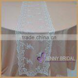TR007A1 White Romatica Wedding Lace Table Runner Quality Choice thumbnail-1