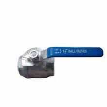 304 Stainless Steel Two-piece Internal Thread Ball Valve With Dial, 1000wog Control Valve thumbnail-2