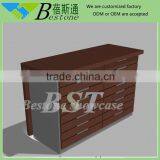 Multi-drawers Walnut Wood Furniture for Watch Store
