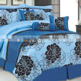 7Pcs Flocking Comforter Set thumbnail-1
