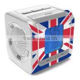 Creative UK Flag Digital Tuning Projector Alarm Clock Radio thumbnail-2