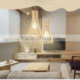 New Modern Designer Wood Led Pendant Light for Restaurant JK-8005B-03 Wooden LED Pendant Light thumbnail-2