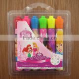 water color pen 6pcs color highlighter markpen set