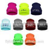 Factory Wholesale Custom 100% Acrylic Beanie Knitted Hat Winter Hat thumbnail-4