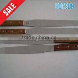 Stainless Steel Spatula With Wooden Handle Stainless Steel Ink Spatulas thumbnail-3