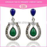 Eco-friendly Material Ladies Emerald Factory New Fashion Alloy Earring thumbnail-1