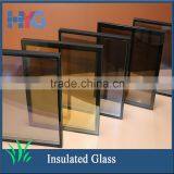 Heat reflective and sound-proof tinted coated tempered insulated glass window