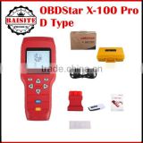 Hot Selling original OBDSRAT X 100 Pro X100 Auto Key Programmer D Type for Odometer and OBD Software key programmer