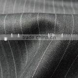 Bank Uniform Stripe Fabric Black and White