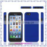 Silicone + PC Cell Phone Case For Iphone 6 Case , for Iphone 6 Bumper Case With Hard Cover thumbnail-4