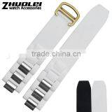 Mens Silicone Rubber Waterproof Diver Watch Strap Band 21mm thumbnail-1