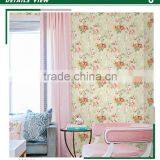 Stock Foaming Non Woven Wallpaper, Pastoral Flower Wall Mural for Wedding House , Fireproof Wall Paper Online thumbnail-1