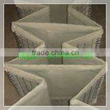 Galfan Wire Gabion 3mm 2*1*1m /double Three Twisted Woven Gabion Fencing
