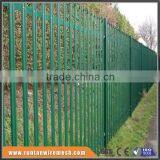 Hot Sale High Security Galvanized and Pvc Coated Steel Palisade Fencing(Since1989)