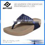 Wedge Heel Flip Flop Sandal