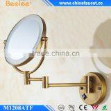 Beelee Antique Round Adjustable Mirror Led Magic Wall Mounted Lighted Makeup Mirror thumbnail-1