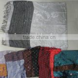 2012 new fashion cotton and rayon scarf