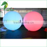 Advertising Custom Night Decorating Inflatable Round LED Balloon Light For Party Parade