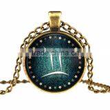 Mysterious Zodiac Glass Cabochon Pendant Necklace Glass&Alloy thumbnail-2