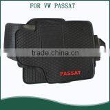 Heavy Duty Rubber Car Floor Mats 5pc Front Rear in Black All Weather for VW PASSAT