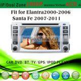 2 Din Car Dvd Player tv Antenna Fit for Hyundai Santa fe 2007 - 2011 With Radio Bluetooth Gps tv Pip Dual Zone