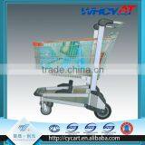 High strength aluminum shopping trolley