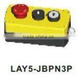 Waterproof 3 Holes Push Button Control Box/station Switch LAY5-BPN361P/LAY5-JBPN3P