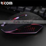 Adjustable 2000 DPI Computer Optical 6D Drivers USB Gaming Mouse With Multicolor Breath LED Light