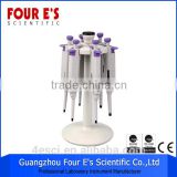 Smooth Rotating Round Pipette Stand for Single and Multi-channel Pipettes