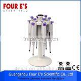 Smooth Rotating Round Pipette Stand for Single and Multi-channel Pipettes