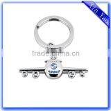 Bulk Cheap Custom Souvenir 3D Airplane Keychain