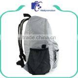 Promotional Customized Folding Backpack / Outdoor Backpack With Mesh Pocket thumbnail-3