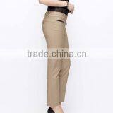 Elegant Comfortable Luxe Cotton Slim Ankle Pant thumbnail-2