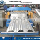 Galvanized Steel Floor Deck Sheet Roll Forming Machine, Forming Russia Type Floor Decking Panels Making Machine
