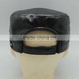 Fashion Punk Polyester Hook and Loop Custom Flat Top Hats thumbnail-2