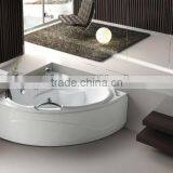 Luxury Corner Spa Tub,acrylic Apron Bathtub With One Pillow thumbnail-1