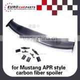 Mustang spoiler fit for Mustang GT 2013year up to AP-style carbon fiber mustange trunk spoiler for Mustang