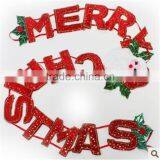 Newest sale excellent quality Letters brace christmas jewelry from manufacturer