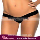 A37 Fashionable and Comfortable Black Red Low Waits Women Panty Summer Beach Wear Underwear 2015 New Solid Women Sexy G-string thumbnail-1