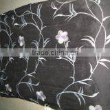 BLACK COLOUR SILK FABRIC SILK EMBRODARY thumbnail-1