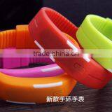 New Style Touch Mini Waterproof Silicon LED Electronic Wristwatches thumbnail-5