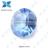 Rough uncut blue glass synthetic gemstones for dresses