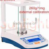 High Precision Balance 260g/1mg, RS232, JA2603N