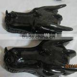 Nature Raw Onyx Dragon Skull for Sale thumbnail-3