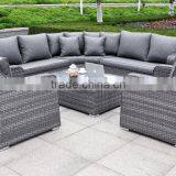Patio Sectional Furniture Wicker Rattan Sofa Set With Cushions thumbnail-4