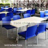Artificial Stone Cheap Restaurant Tables And Chairs For Sale