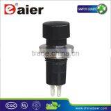 PBS-16A ON-OFF 12mm 2 PIN Black Button Push Switch thumbnail-1