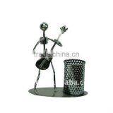 Decorative Iron Mesh Brush Pot ZPXW-A11 thumbnail-1